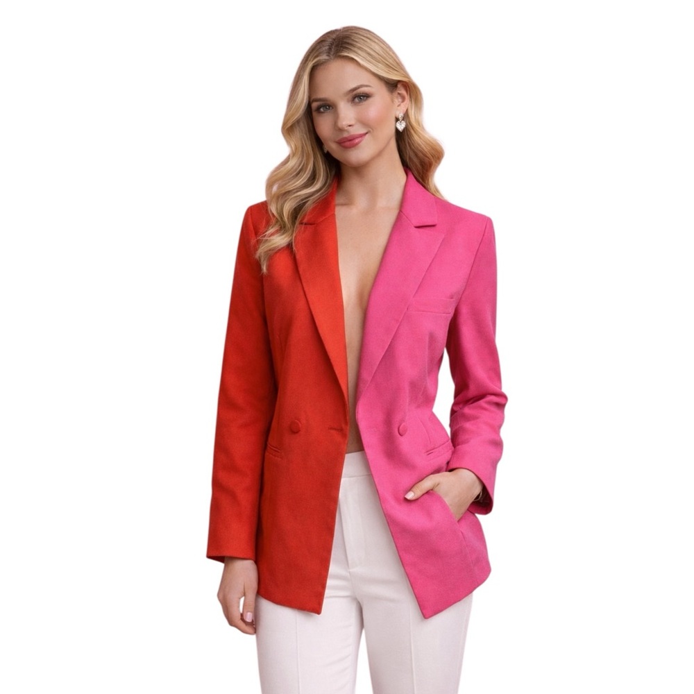 Hatch Blazer red and pink